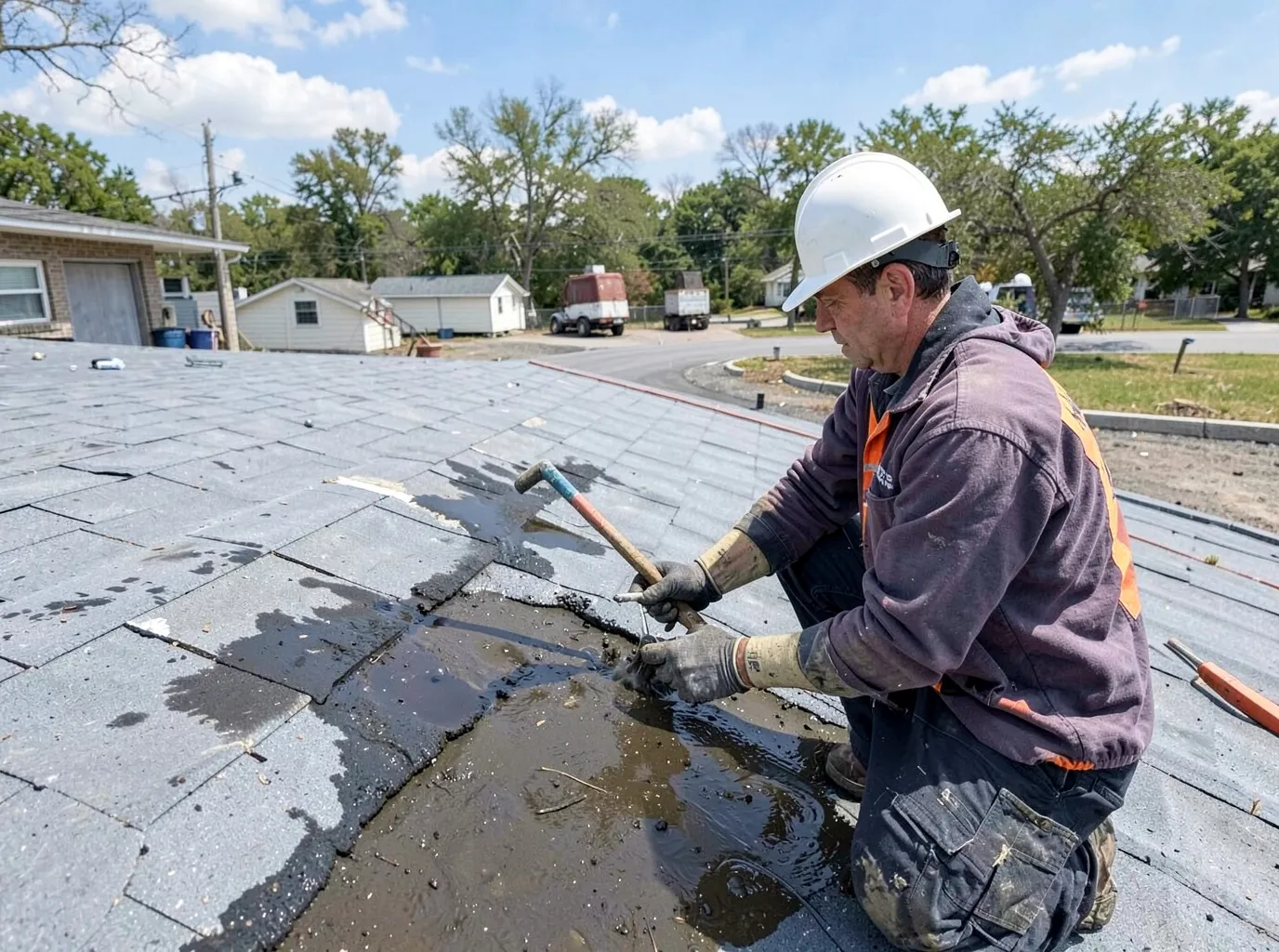 Commercial Roof Leak Repair in Norman
