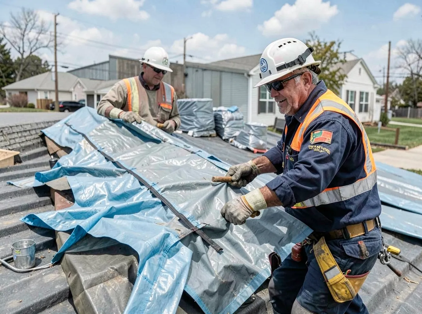 Emergency Roof Tarping in Norman